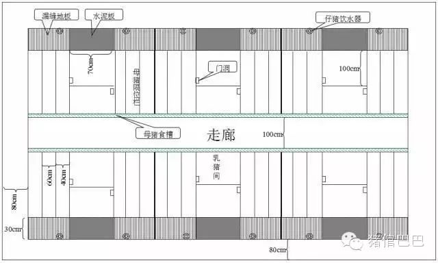 育肥猪舍图设计说明_育肥猪舍设计图纸_育肥猪舍设计图