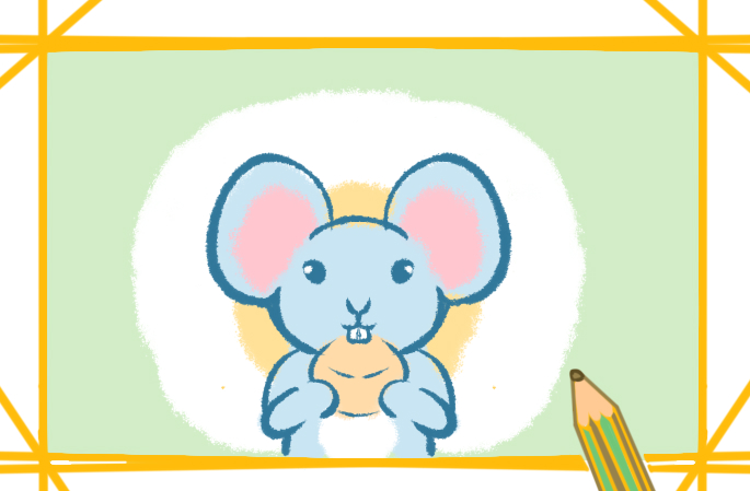 老鼠的简笔画要怎么画呢？步骤很简单！